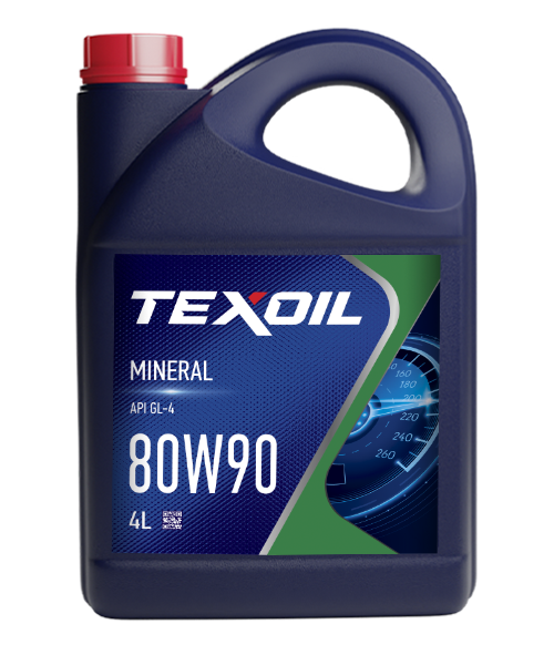 Масло трансмиссионное SAE 80W90 API GL-4 — 4 л